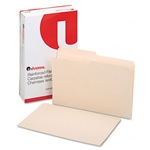 Universal File Folders, 1/2 Cut, Two-Ply Top Tab, Legal