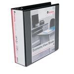 Universal Economy D-Ring Vinyl View Binder, 3in Capacit