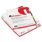 Universal Insertable Index, Multicolor Tabs, Eight-Tab,