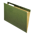 Universal Reinforced 100% Recycled Hanging Folder, 1/3 