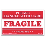 Universal Fragile Handle with Care Self-Adhesive Ship