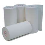 Universal One&trade; Single-Ply Thermal Paper Rolls, 4 3/8" x 127 ft, White, 50/Carton # UNV35765