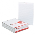 Universal Colored Perforated Note Pads, Wide Rule, Lett