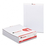 Universal Colored Perforated Note Pads, Wide Rule, Lett