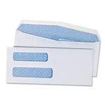 Universal Double Window Business Envelope, #8 5/8, Whit