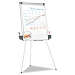 Universal&reg; Foldable Double Sided Dry Erase Easel, 29x41, White/Black # UNV43031