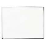 Universal&reg; Dry Erase Board, Melamine, 48x36, Aluminum Frame # UNV44636