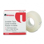 Universal Invisible Tape, 3/4 x 1296, 1 Core, Clear