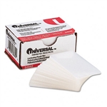 Universal Clear Laminating Pouches, 5mm, 2-3/16 x 3-11/