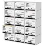 Universal&reg; Heavy-Duty Storage Box Drawer, Letter, 12 1/2 x 24 x 10 1/4, White, 6/Carton # UNV85300