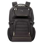 SOLO&reg; Pro Laptop Backpack, 17.3", 12 1/2 x 7 1/2 x 18, Black # USLPRO7424