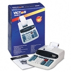 Victor 2640-2 Desktop Calculator, 12-Digit Fluorescent,