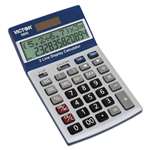 Victor&reg; 9800 2-Line Easy Check Display Calculator, 12-Digit, LCD # VCT9800