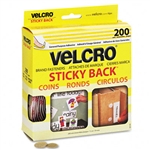 Velcro Sticky-Back Hook & Loop Dot Fasteners w/Dispense