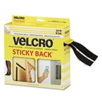 Velcro Sticky-Back Hook & Loop Fasteners w/Dispenser, 3