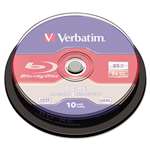 Verbatim&reg; BD-RE Disc, 25 GB, 2x, Silver,10/Pk # VER43694