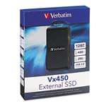 Verbatim&reg; Store 'n Go External SSD Drive, 128GB, USB 3.0 # VER47680