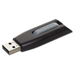 Verbatim&reg; Store 'n' Go V3 USB 3.0 Drive, 16GB, Black/Gray # VER49172