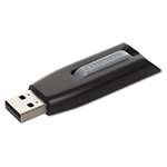 Verbatim&reg; Store 'n' Go V3 USB 3.0 Drive, 32GB, Black/Gray # VER49173