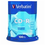 Verbatim CD-R Discs, 700MB/80min, 52x, Spindle, Silver,