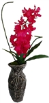 Laura Ashley Real Touch Fuchsia Orchid in Designer Ceramic Container