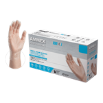 AMMEX Powder Free Vinyl Disposable Gloves VPF 5mil - Large - Case of 1000