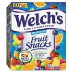 Welch's&reg; Fruit Snacks, 0.9 oz Pouch, 80/Box # WEL884640