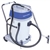 Mercury Storm WVP-20 20-gallon dual-motor commercial wet dry vacuum with poly tank and 5-piece tool kit