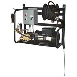 BE Pressure X-1520FW1ARH Wall-Mounted 2HP 1500 PSI Baldor Motor Electric Pressure Washer, X-1520FW1ARH