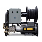 BE Pressure X-2775FW3GENHT2 wall-mount electric pressure washer 3000 PSI with heat element for commercial bay washdown