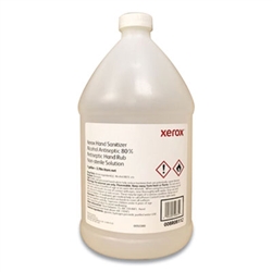XEROX CORP. Hand Sanitizer, 1 gal Bottle with Pump, Unscented, 4/Carton, XER008R08112