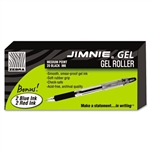 Zebra Jimnie Gel Stick Roller Ball Pen Bonus Box, Smoke