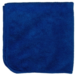 Premium 16 by 16 inch microfiber cleaning cloths 320 GSM in a case of 120 for commercial cleaning