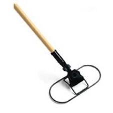 24 by 5 inch powder-coated wire dust mop frame for slot-pocket microfiber and cotton dust mops
