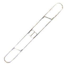 48 by 5 inch swivel-snap wire dust mop frame in powder-coated metal for commercial floor dusting.