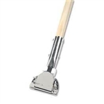 60-inch wood clip-on dust mop handle for commercial dust mop frames and large floor dusting