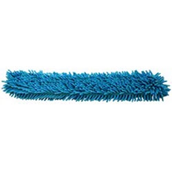 Blue 12-inch chenille microfiber duster replacement sleeve cover, washable electrostatic dusting refill