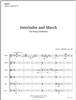 Interludes and March, by John Walker