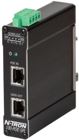 Red Lion N-Tron Power Over Ethernet Splitter 100-POE-SPL-12