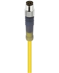 Lumberg Automation RSMV 3-593/2 M Male Straight M8 Molded Cable