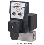 Jorc 115V AC OPTIMUM Timer Controlled Drain, 1/4" NPT, 0-5000 PSI