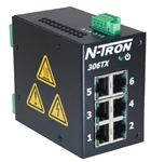 N-Tron 6 Port Industrial Ethernet Switch w/ N-View OPC Server - 306TX-N