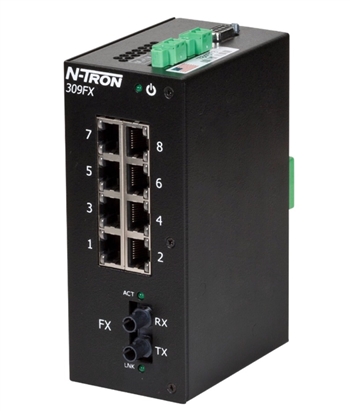 N-Tron 309FX Industrial Ethernet Switch w/ N-View OPC Server