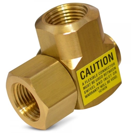 Coxreels Brass Swivel, 3/8" NPT, EPDM Seal