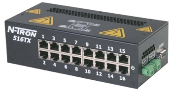 N-Tron 16 Port Industrial Ethernet Switch - 516TX