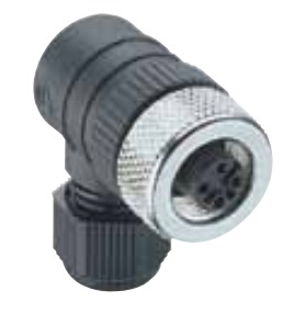 Lumberg Automation M12 Connector, 4 Pin, Female Right Angle, PG 9