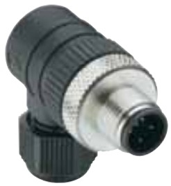 Lumberg Automation M12 Connector, 4 Pin, Male Right Angle, PG 7