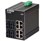 Red Lion N-Tron Multimode, SC Style Managed Ethernet Switch, 2 KM, 12 Port