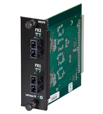 N-Tron 9002FXE Modular Industrial Ethernet Switch