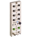 16 Digital Input/Output I/O DCU, M12 Distribution Block, L-Coded Power